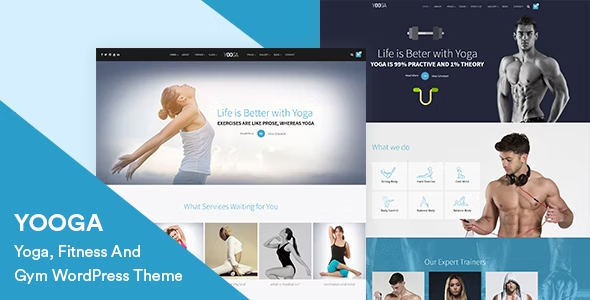 Yooga- Yoga, Fitness & Gym WordPress Theme product preview