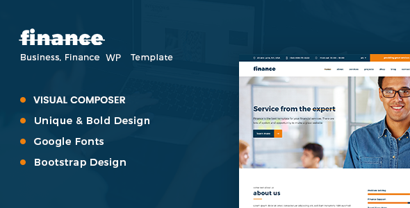 Finance - Consulting Finance WordPress Theme