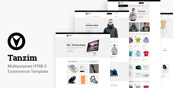 Preview image for Tanzim - eCommerce HTML5 Template