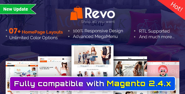 Revo - Responsive Magento 2 Shopping Theme product preview