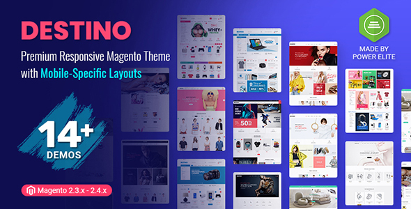 Destino - Premium Responsive Magento Theme with Mobile-Specific Layouts