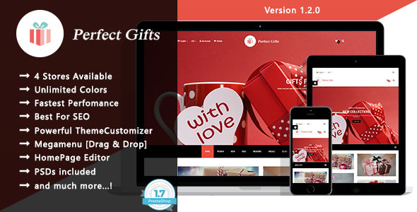 Perfect Gifts - Responsive Prestashop 1.7 Theme