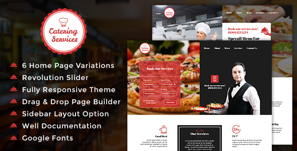 Catering Services WordPress Theme