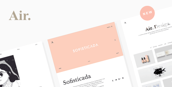 Preview image for Portfolio WordPress Theme | Air