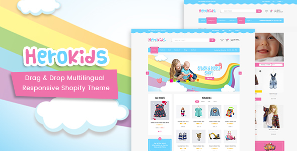Product preview supplied for Herokids | Kids Shopify Theme