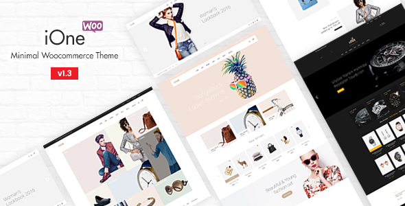 iOne | Minimal WooCommerce Theme product preview