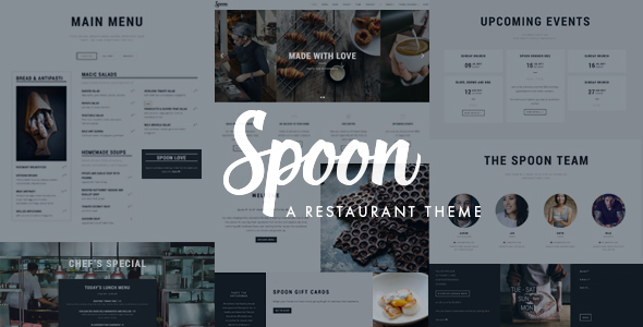 Spoon – a Premium Responsive Restaurant WordPress Theme listing image