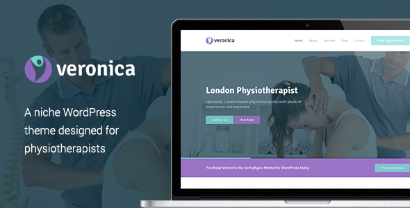 Veronica - Physiotherapy, Medical WordPress Theme listing image