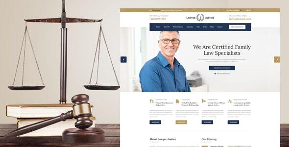 Lawyer & Justice - WordPress Theme