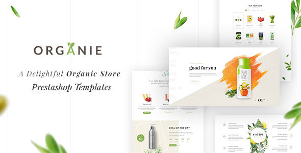 Organie - A Delightful Organic Store eCommerce Prestashop Theme V1.7 & V8.x listing image