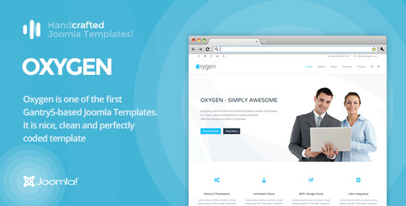 IT Oxygen - Gantry 5, Business & Portfolio Joomla Template