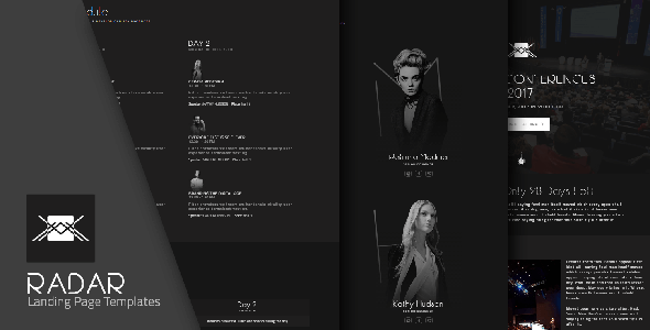Radar - Landing Page Template