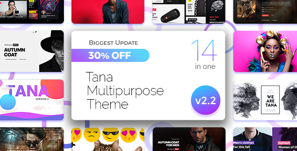 Tana Multipurpose - Newspaper Music Movie & Fashion, 14 in 1 Magazine Theme listing image