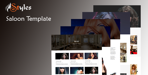 Styles - HTML Salon Template product preview