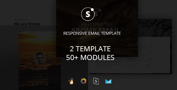 Sromed - Multipurpose Responsive Email Template + Stampready Builder listing image