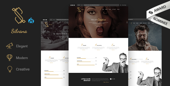 Silvana - Creative Agency Drupal 8.8 Theme