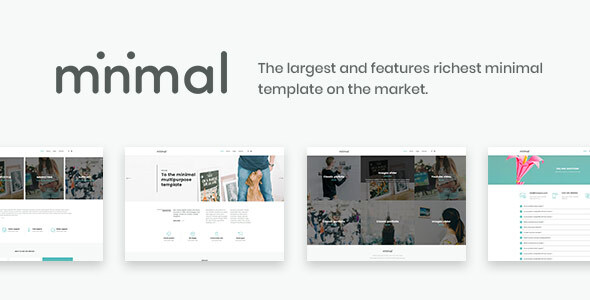 Minimal - White And Clean Template listing image