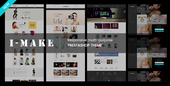 Product preview supplied for I-Make Stunning Prestashop Theme for Fashion, Accessories, Cosmetic, Digital and Jewelry stores