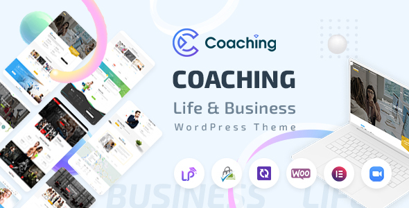 Coaching - Life and Business Mentoring WordPress Theme listing image
