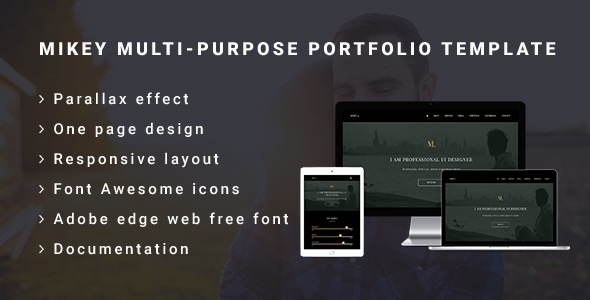 MIKEY - Multi-Purpose Portfolio Muse Template