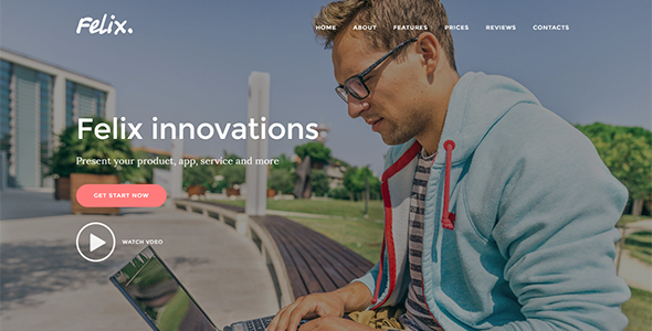 Felix. - App | Service | Product Landing Page listing image