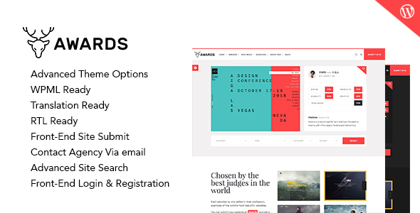 Awards - Responsive WordPress Theme listing image