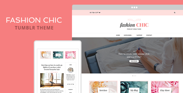 Fashion Chic Tumblr Theme