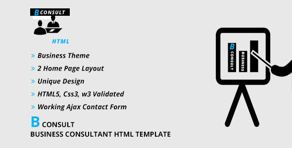 B CONSULT - Business Consultant HTML Template