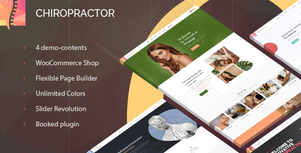 Chiropractor - Therapy and Rehabilitation WordPess Theme product preview