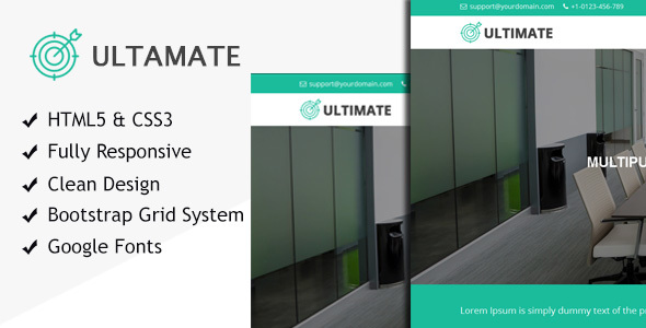 Ultimate multiple purpose HTML responsive site template