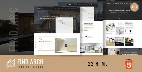 Find.ARC - Interior Design, Architecture - HTML5 Template