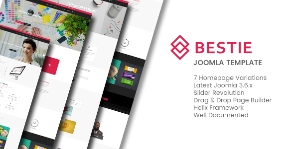 Product preview supplied for Bestie - Multipurpose Joomla Template