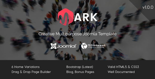 Mark - Creative Multipurpose Joomla Template listing image