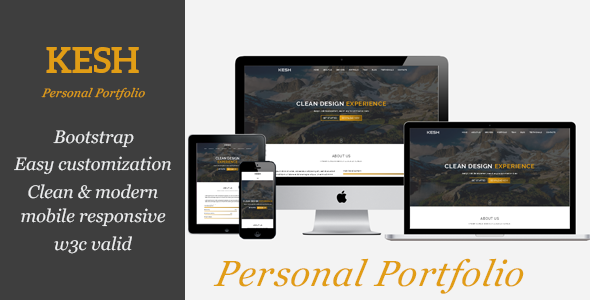 KESH - Personal Portfolio listing image