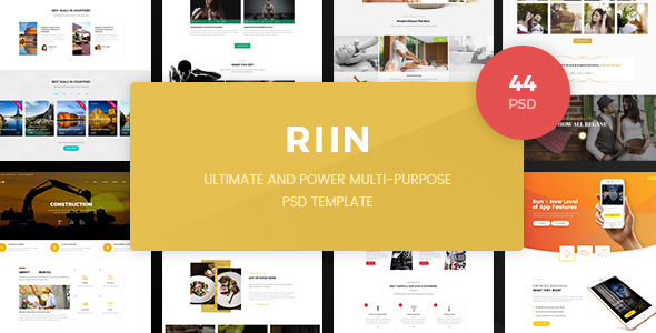 Run - Powerful Multi-Purpose PSD Template