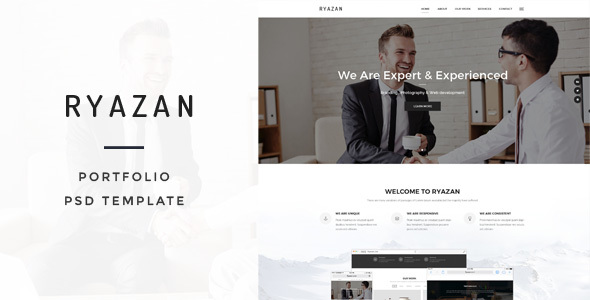 Ryazan - Portfolio PSD Template