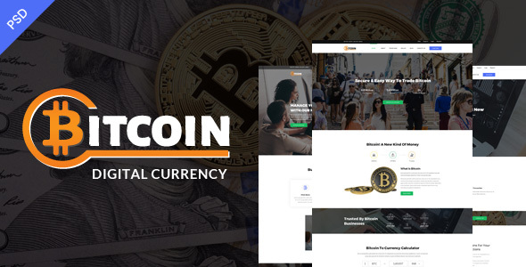 Bitcoin PSD Template