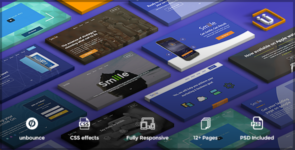 Smiile - multipurpose unbounce pack template