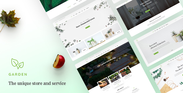 Garden | Lawn & Landscaping PSD Template listing image