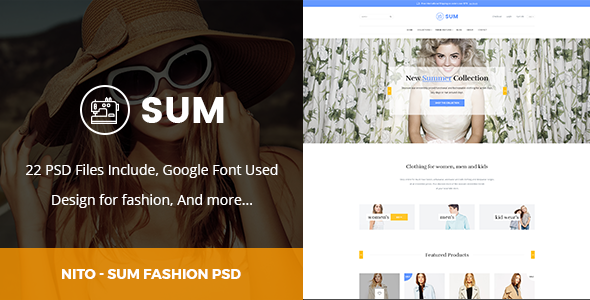Nito Clothing Fashion - Psd Templates