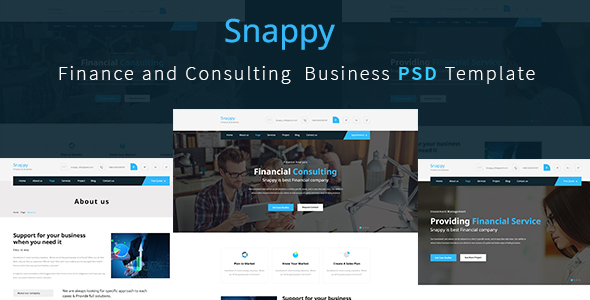 Finance and Consulting  Business Template