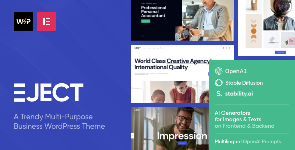 Eject | Web Studio & Creative Agency WordPress Theme product preview