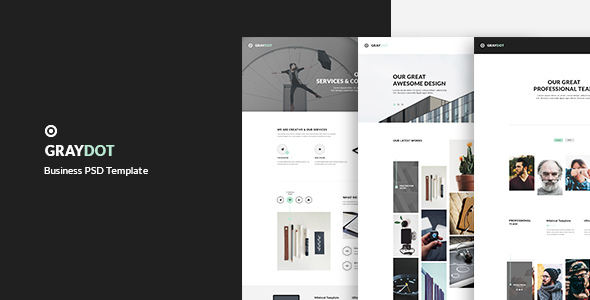 Preview image for GRAYDOT - Business PSD Template