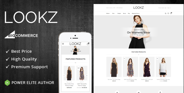 Lookz - Multipurpose Stencil BigCommerce Theme