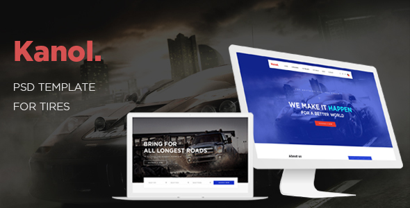 Ap Kanol - eCommerce PSD Template