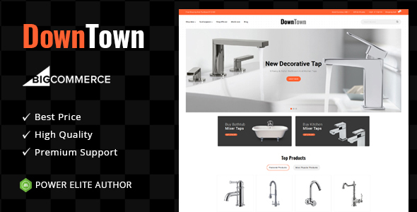 Down Town - Multipurpose Stencil BigCommerce Theme