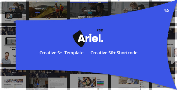 Ariel - Multi-Purpose PSD Template listing image