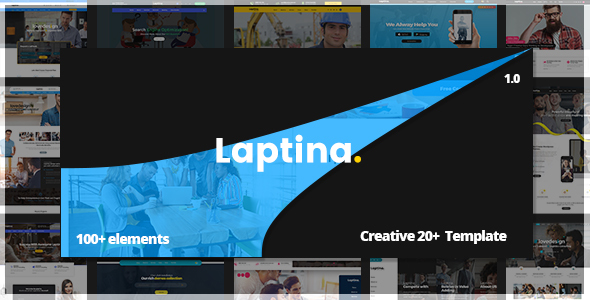 Laptina - Multi-Purpose Business & Financial Professional, Consulting  PSD Template