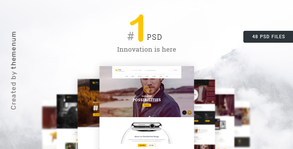 Creative Multipurpose PSD Template | NumberOne