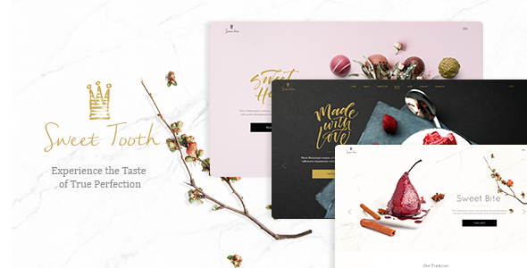 Sweet Tooth - Delicious Cake Shop WordPress Theme
